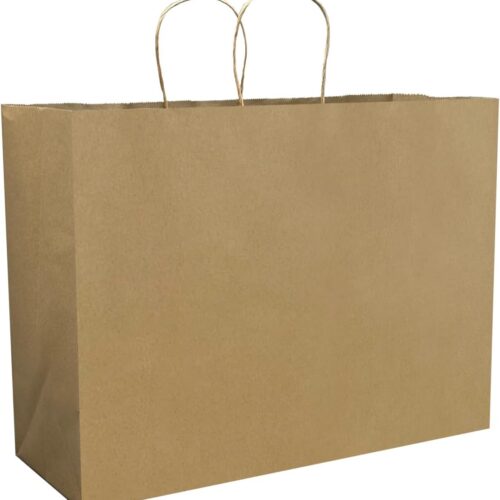 Foldable Kraft Paper Gift Bags