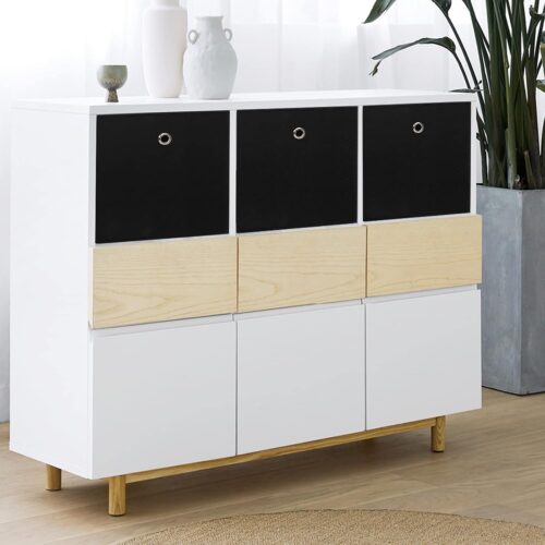 Stiff Lined Cube Storage Basket