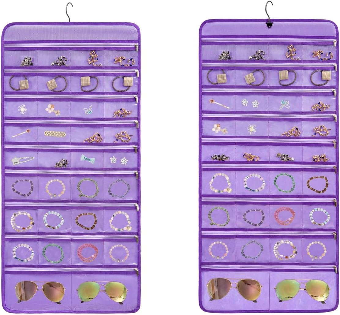 Zippered Hanging Jewelry Organizer
