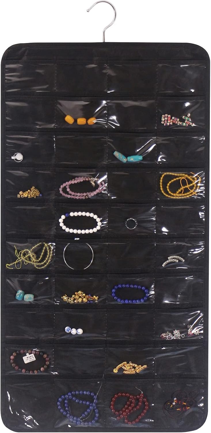 Double Sided Hanging Jewelry Organizer
