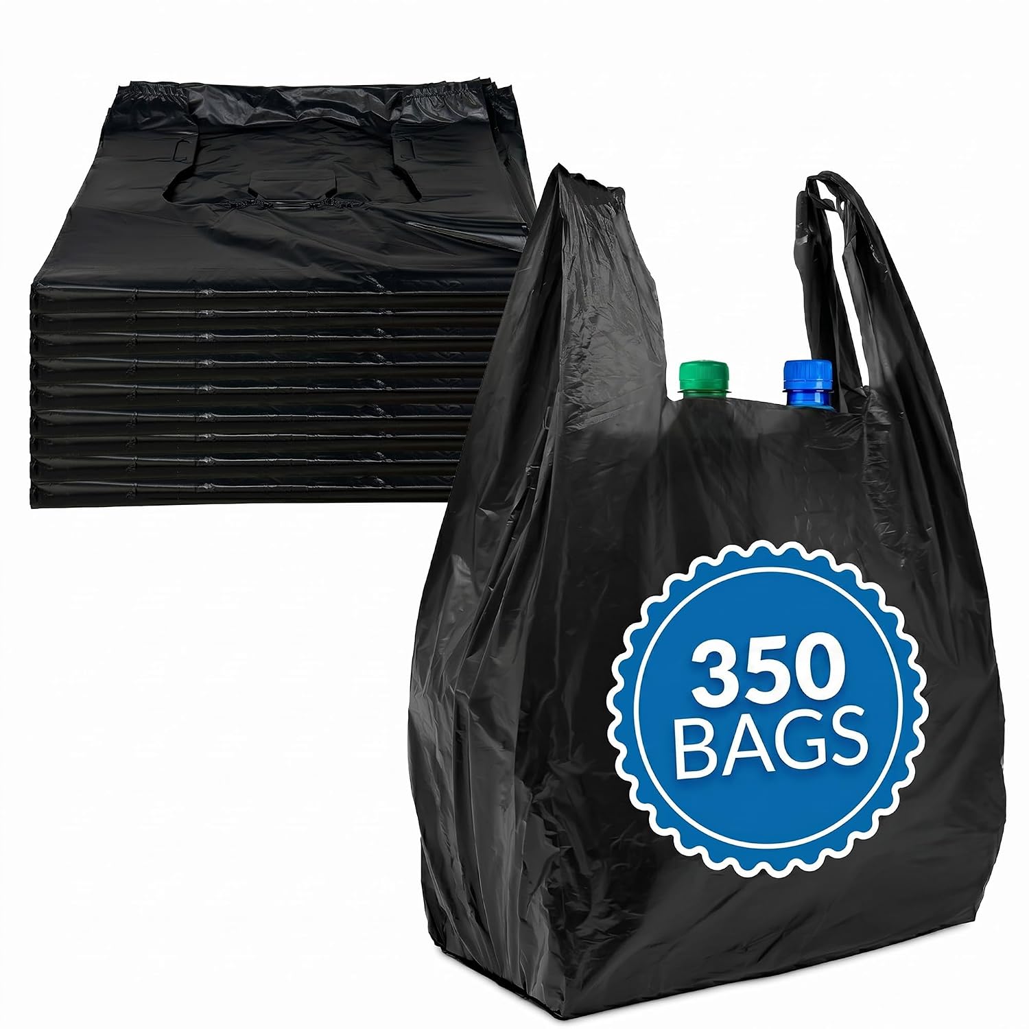 Foldable Plastic Shopping Bags with Handles