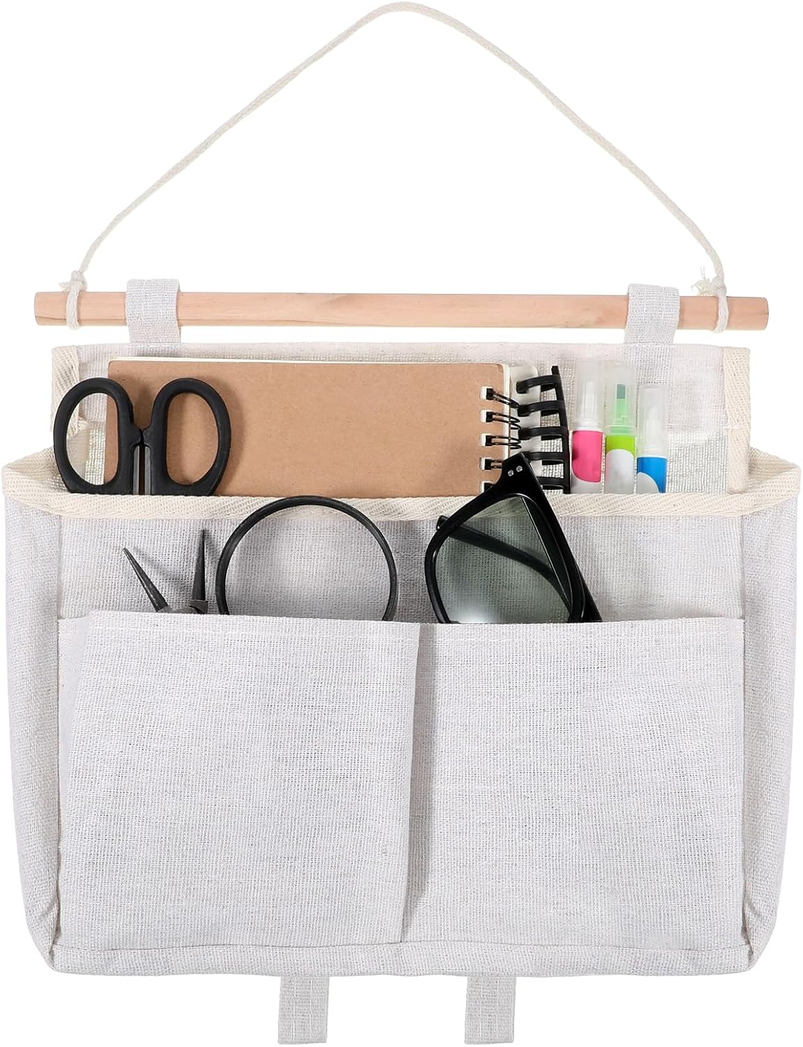 Cotton Canvas Hanging Pocket Organizer