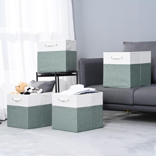 Rigid Storage Box with Cardboard Inserts
