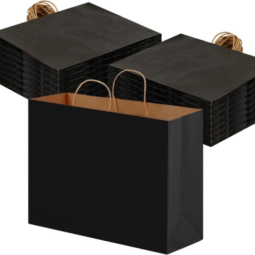 Foldable Kraft Gift Bag Set