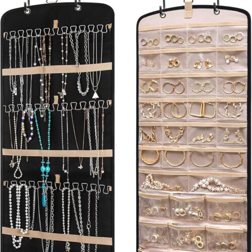 Multi Pocket Door Jewellery Organizer
