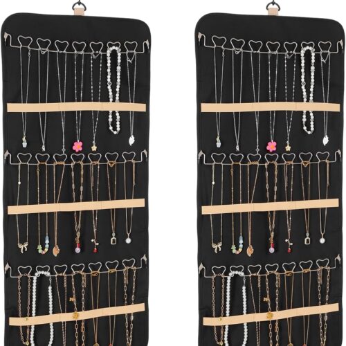 Rotating Jewelry Organizer Pair
