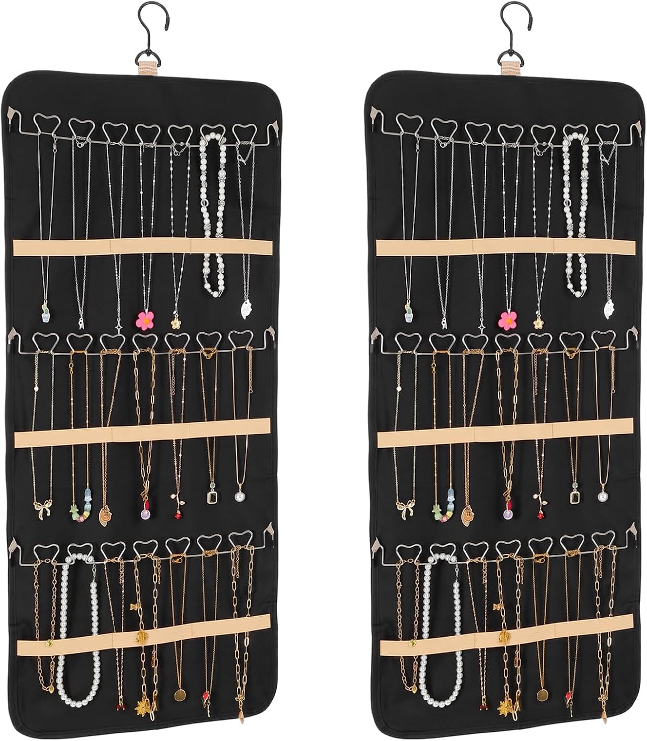 Rotating Jewelry Organizer Pair