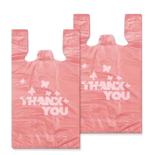 Foldable Bakery Thank You Bags