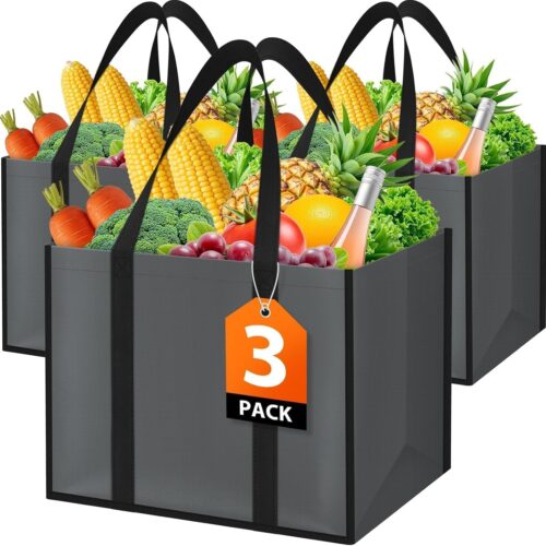 Foldable Collapsible Grocery Tote