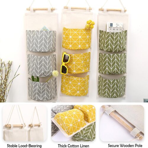 Colorful Wall Pocket Organizer Set