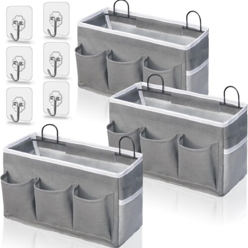 Cotton Linen Wall Pocket Organizer