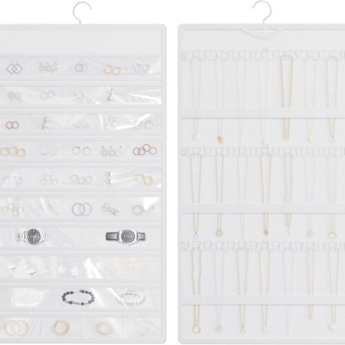White Jewelry Pocket Organizer