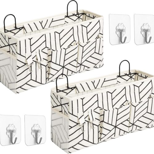 Coated Linen Wall Storage Bag