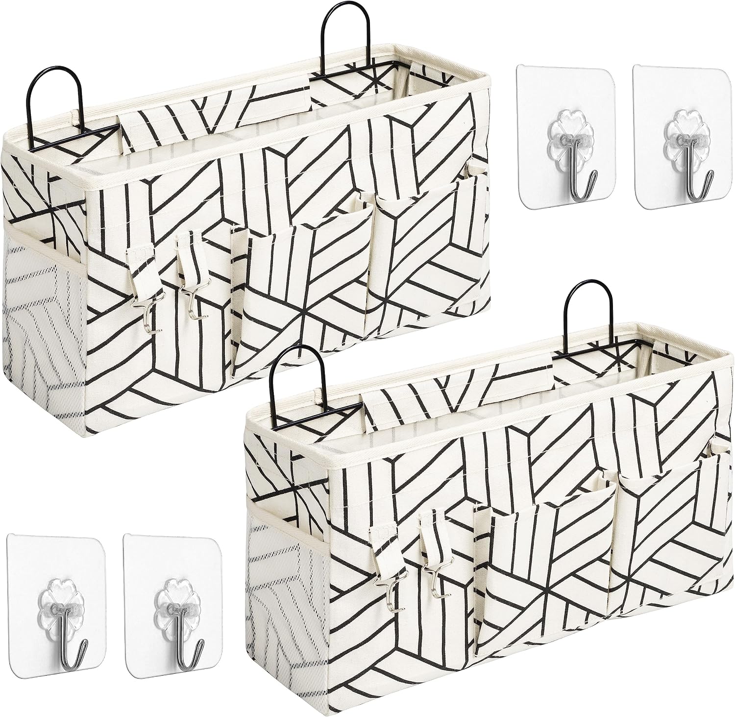 Coated Linen Wall Storage Bag
